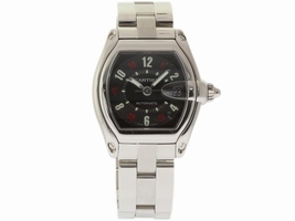 Cartier Roadster W62002V3 Stainless Steel Black Dial Automatic 39mm Mens Cartier