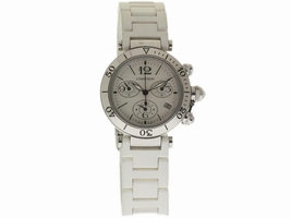 Cartier Pasha Seatimer 3129 Stainless Steel & Rubber Quartz 37mm Unisex Cartier