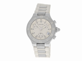 Cartier Chronoscaph 2996 Stainless Steel Quartz 32mm Womens Cartier