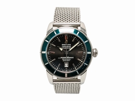 Breitling Superocean A17320 Stainless Steel Black Dial Automatic 46mm Mens Breitling