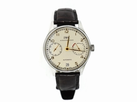 IWC Portuguese 7 Day IW500114 Stainless Steel & Leather Automatic 42.3mm Mens IWC