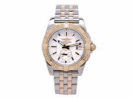 Breitling Galactic C37330 Stainless Steel & 18K Rose Gold Automatic 36mm Mens Breitling