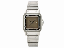 Cartier Santos 237299 Stainless Steel Gray Dial Automatic 29mm Unisex Cartier