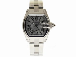 Cartier Roadster GMT XL W62032X6 Stainless Steel 43mm Mens Cartier