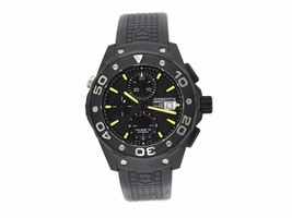 Tag Heuer Aquaracer CAJ2180 Black Titanium & Rubber Automatic 44mm Mens Tag Heuer