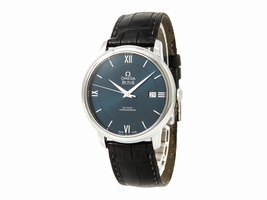 Omega Deville Prestige 424.13.40.20.03.001 Stainless Steel & Leather Automatic 39mm Mens Omega