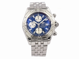 Breitling Chronomat Evolution A13356 Stainless Steel with Blue Dial Automatic 44mm Mens Breitling