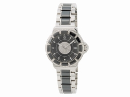 Tag Heuer Formula 1 WAH1219 Stainless Steel & Ceramic wDiamond Black Dial Quartz 35mm Womens Tag Heuer