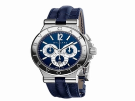Bulgari Diagono Steel Chrono Date 42mm Mens DG42C3SLDCH Bulgari"