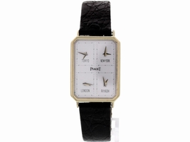 Piaget 15402 18K White Gold World Time Men's Piaget