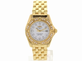 Breitling K72345 18K Yellow Gold And Diamonds Callistino Womens Breitling