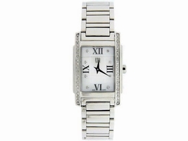 Movado ESQ Stainless Steel Diamonds Dress Quartz 23mm Womens ESQ Movado