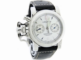 Graham Chronofighter Stainless Steel 42.5mm Mens Graham