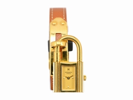 Hermes Kelly Gold Plated / Leather 20mm Womens