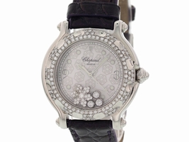 Chopard Happy Sport 27/8949 Stainless Steel / Leather 32mm Womens Chopard