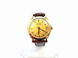Longines 14K Gold Ultra-Chron Automatic Date 34mm Mens Vintage Longines
