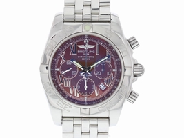 Breitling Chronomat AB0110 Stainless Steel Bronze Dial Automatic 44mm Mens Breitling