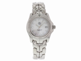 Tag Heuer Link WT1318 Stainless Steel with Mother-of-Pearl Diamond 30mm Womens Tag Heuer