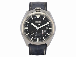Seiko Prospex Landmaster 5R66-0AY0 Titanium / Leather Automatic 46mm Mens Seiko