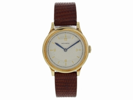 Movado Gold Toned Stainless Steel Mechanical 30mm Unisex Vintage Movado