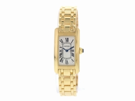 Cartier Tank Americaine 1735 18K Yellow Gold Quartz 34mm Womens Cartier