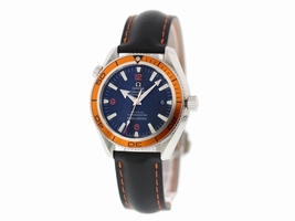 Omega Seamaster Planet Ocean 2209.50.00 Stainless Steel & Leather Automatic 42mm Mens Omega