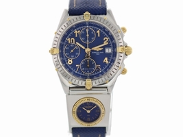 Breitling Chronomat UTC B13050.1 Stainless Steel / Gold & Leather Automatic 39mm Mens Breitling
