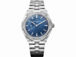 Vacheron Constantin Overseas Stainless Steel with Blue Lacquered Dial Automatic 37 mm Womens Vacheron Constantin