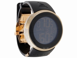 Gucci YA114215 Gold Tone Stainless Steel Quartz 44mm Mens Gucci