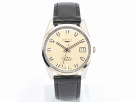 Longines Conquest Stainless Steel & Leather 33mm Mens Longines