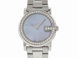 Gucci 101L Stainless Steel with Diamond Quartz 28mm Womens Gucci