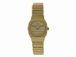 Piaget Polo 861 C701 18K Yellow Gold Quartz 23mm Womens Piaget