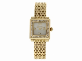 Cartier Parsifal 18K Yellow Gold & Diamond 20mm Womens Cartier