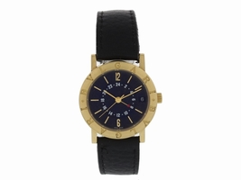 Bulgari BB 33 GL GMT 18K Yellow Gold Automatic 33mm Unisex Bvlgari