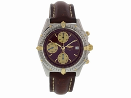 Breitling Chronomat B13050.1 Stainless Steel & Leather Automatic 39mm Mens Breitling