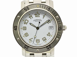 Hermes Clipper CL2.910 Stainless Steel Quartz 40mm Mens Hermes