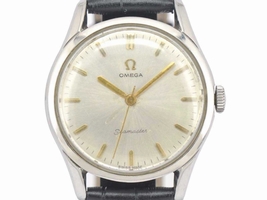 Omega Seamaster Stainless Steel / Leather Manual Vintage 36mm Mens Omega