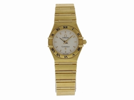Omega Constellation 795.1203 18K Yellow Gold Quartz 22mm Womens Omega