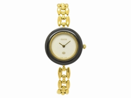 Gucci 11/12 Gold Plated Quartz 26mm Womens Gucci