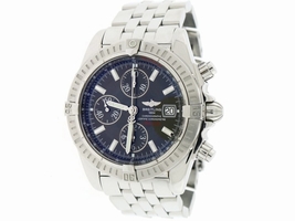 Breitling Evolution A13356 Stainless Steel with Black Stick Dial 44mm Mens Breitling