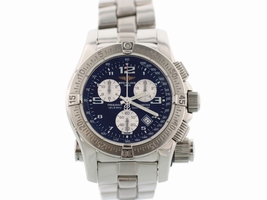 Breitling Emergency A73321 Stainless Steel Blue Dial Quartz 45mm Mens Breitling