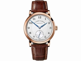 A Lange and Sohne 235.032 18K Rose Gold Silver Dial 38.5mm Mens A Lange and Sohne