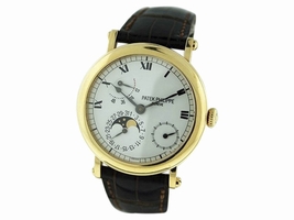 Patek Philippe Power Reserve 5054J Moonphase 18K Yellow Gold 37mm Mens Patek Philippe
