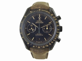 Omega Speedmaster Ceramic / Leather 44mm Mens Omega
