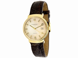 IWC Dress R800A 18K Yellow Gold / Leather Automatic Vintage 33mm Mens IWC
