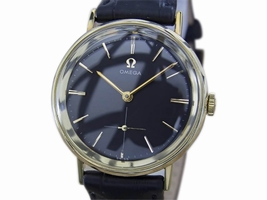 Omega Calibre 510 14K Gold & Leather Manual 34mm Men's Omega
