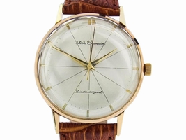 Seiko Champion Diashock Gold Plated Stainless Steel & Leather Manual 36mm Mens 1960s Seiko