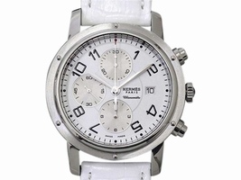 Hermes Clipper CP1 910 Chronograph Stainless Steel Automatic Mens Hermes