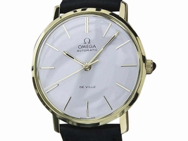Omega DeVille 18K Gold Automatic 32mm Mens 1960s Omega