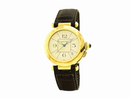 Cartier Pasha 2771 18K Yellow Gold & Leather Automatic 38mm Men's Cartier